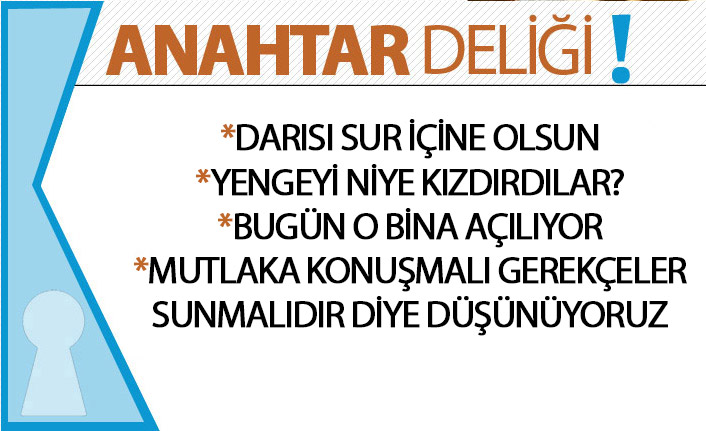 Anahtar Deliği 02.09.2019