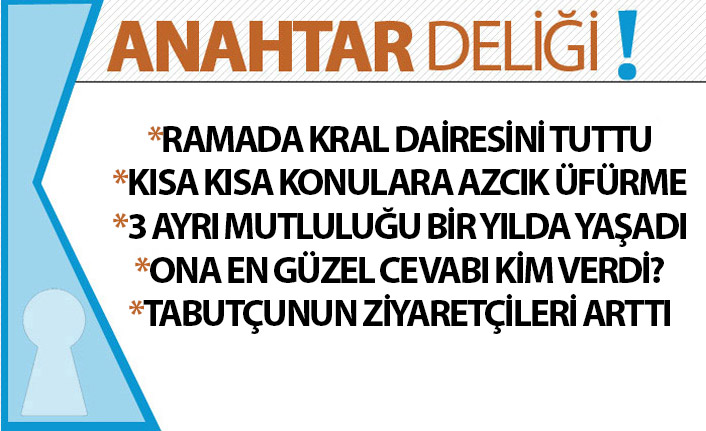 Anahtar Deliği 05.09.2019