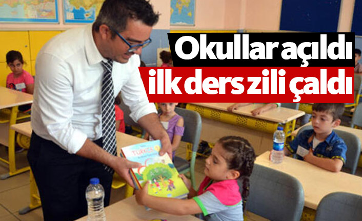 Okullar açıldı, ilk ders zili çaldı