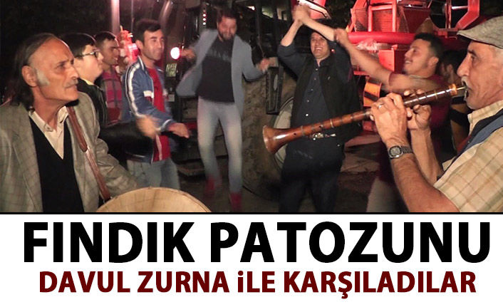 Fındık patozonu düğünle karşıladılar