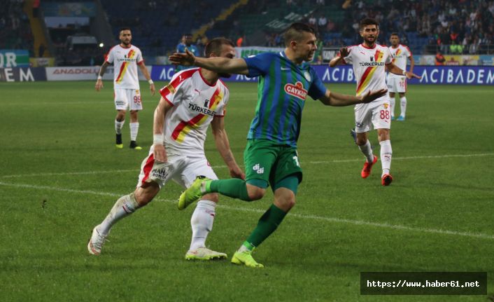 Rizespor evinde berabere kaldı!