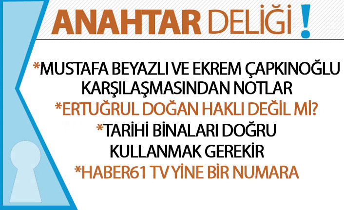 Anahtar Deliği 16.09.2019