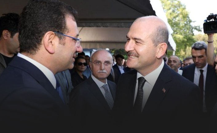 İmamoğlu ve Soylu tokalaştı