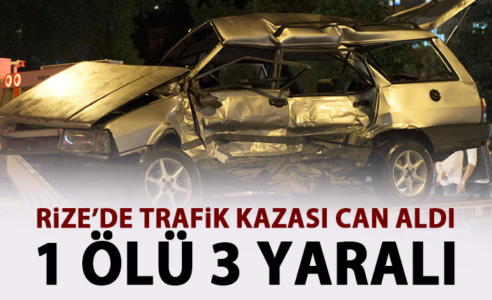 Rize'de kamyon ve hafif ticari araç çarpıştı. 1 kişi öldü 3 kişi yaralandı. 17  Eylül 2019