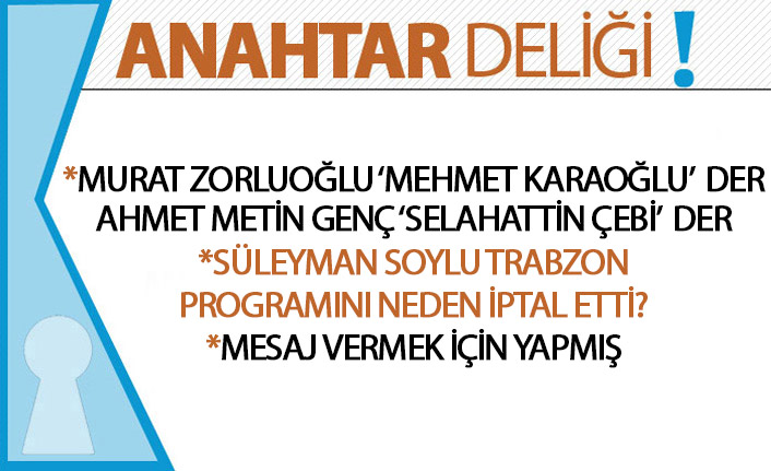 Anahtar Deliği 28.09.2019