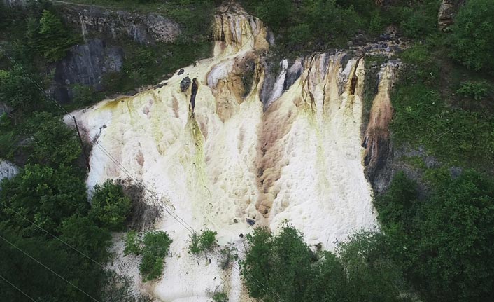 Giresun'un travertenleri turizme değer katacak