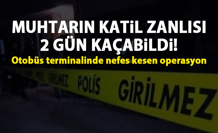 Evinde ölü bulunan muhtarın katil zanlısı yakalandı!