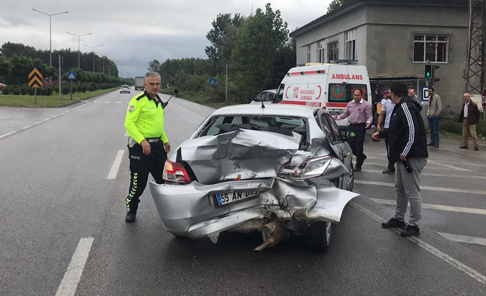 Samsun'da meydana gelen trafik kazasında 7 kişi yaralandı.6 Ekim 2019