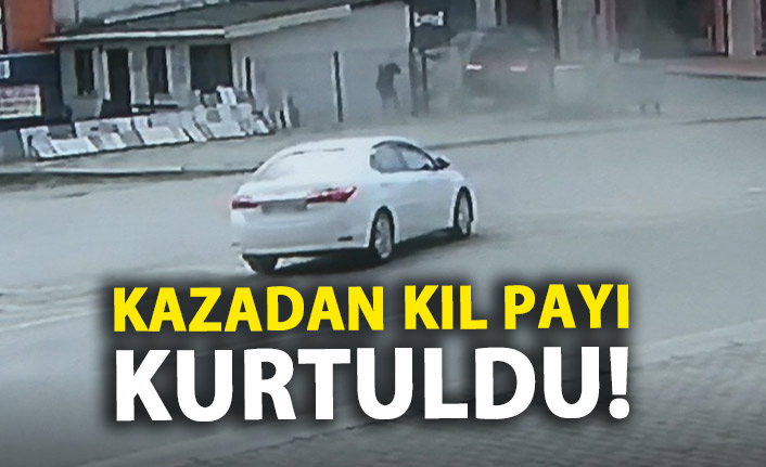 Kazadan bir adımla kurtuldu