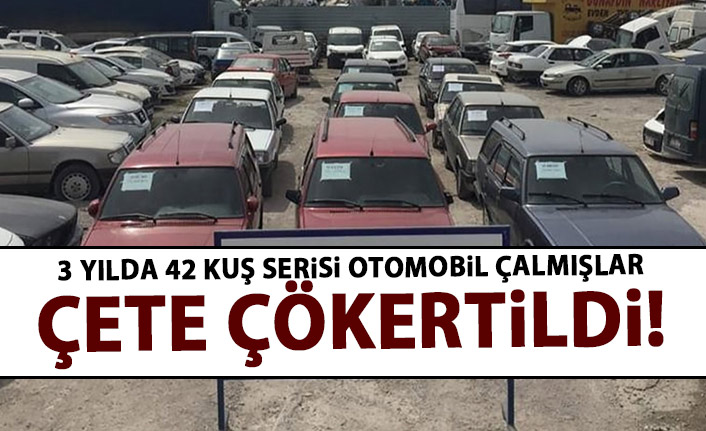 Rize'de çalmışlar! Otomobil çetesi çökertildi!