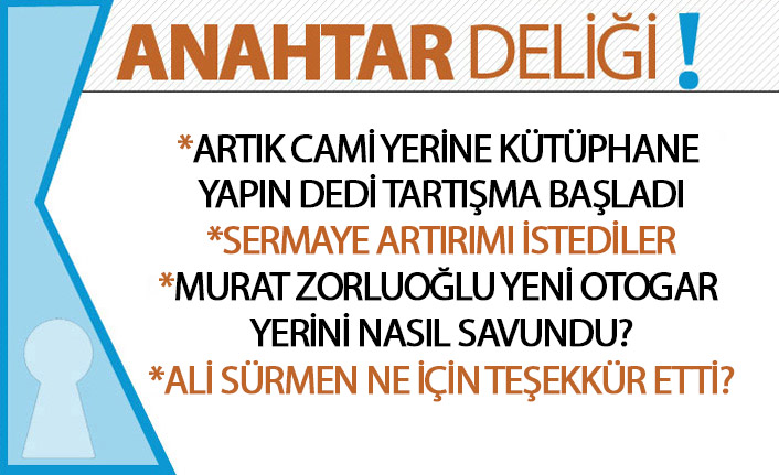 Anahtar Deliği 10.10.2019