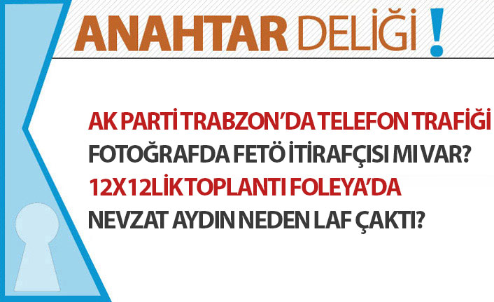 Anahtar Deliği 12.10.2019