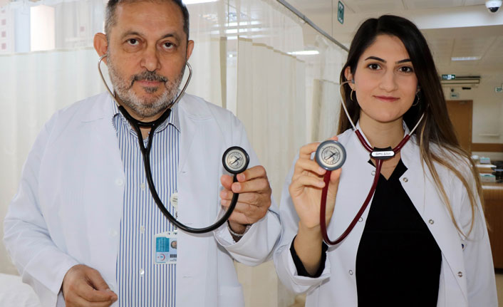 Baba kız aynı hastanede doktor