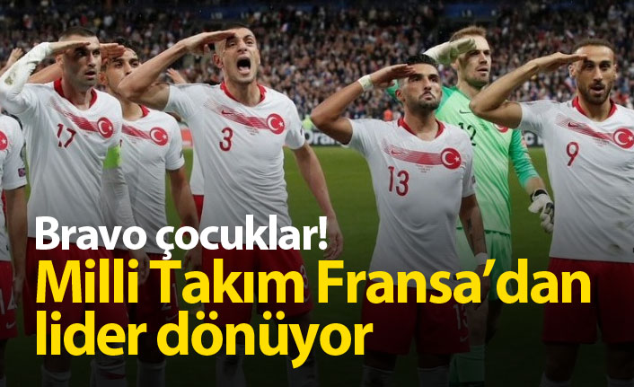 Alkışlar Miili Takıma! Türkiye Fransa'dan puanı kopardı