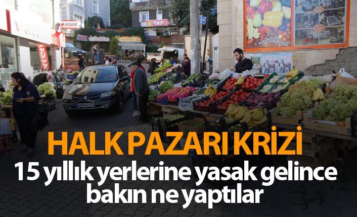 Artvin'de halk pazarı krizi