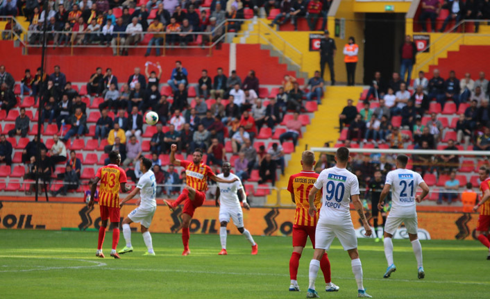 Kayserispor ile Kasımpaşa berabere