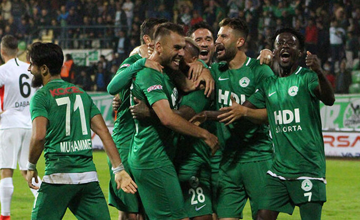 Giresunspor sahasında kazandı