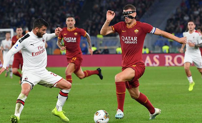 Roma, Milan’ı 2-1 yendi.