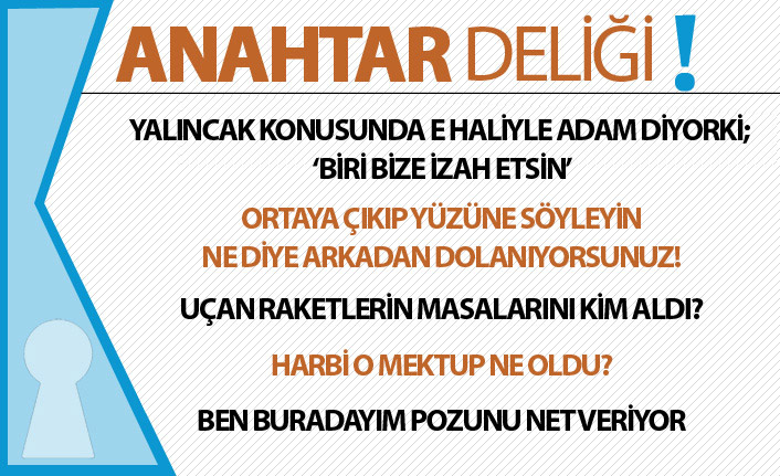 Anahtar Deliği 28.10.2019