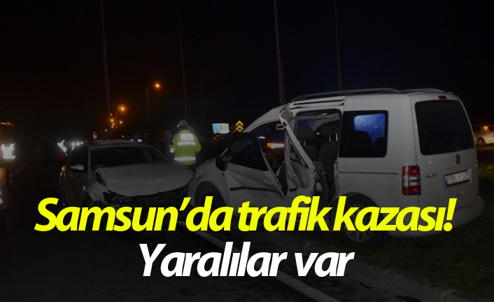 Samsun'da trafik kazası: 7 yaralı