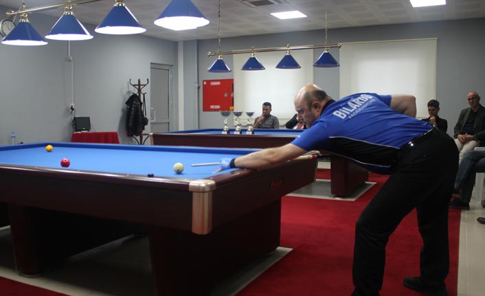 Trabzon'da bilardo turnuvası sona erdi