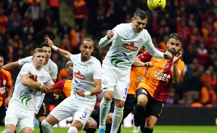 Galatasaray Rize'yi geçti