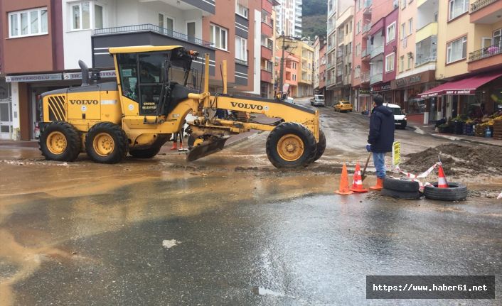 Giresun'da sağanak yağış açıklaması