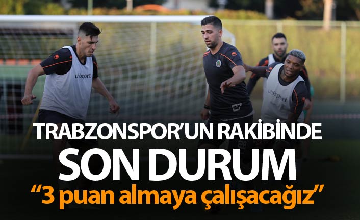 Trabzonspor'un rakibi Alanyaspor! Erol Bulut'tan açıklamalar