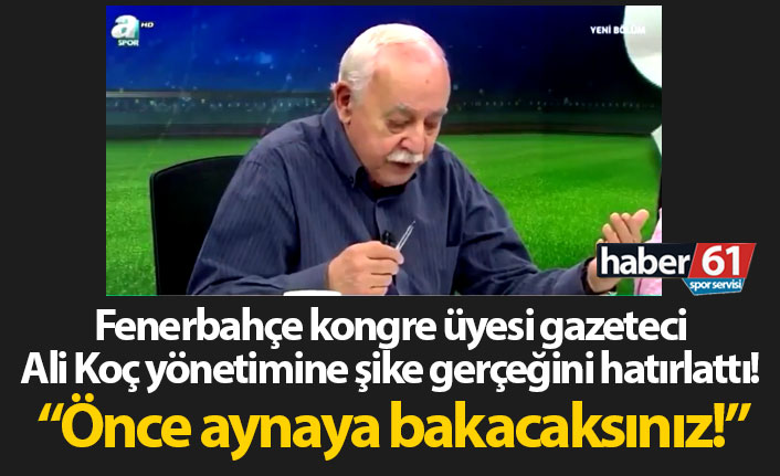 Fenerbahçe üyesi Kemal Belgin şike gerçeğini böyle hatırlattı!