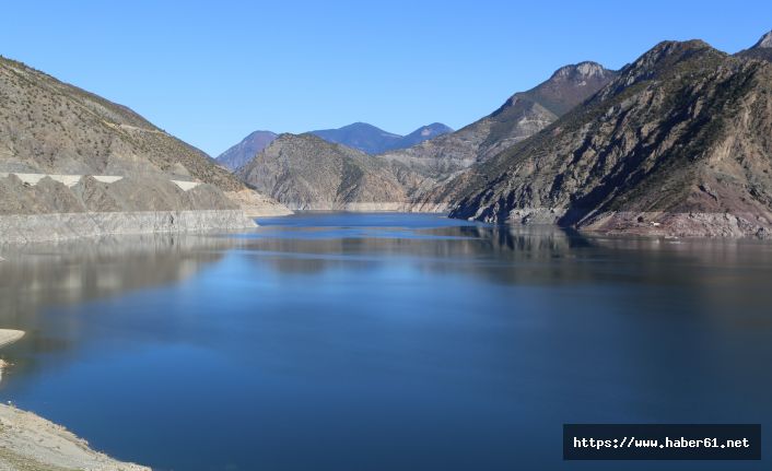 Artvin'de baraj suyu seviyesi düştü