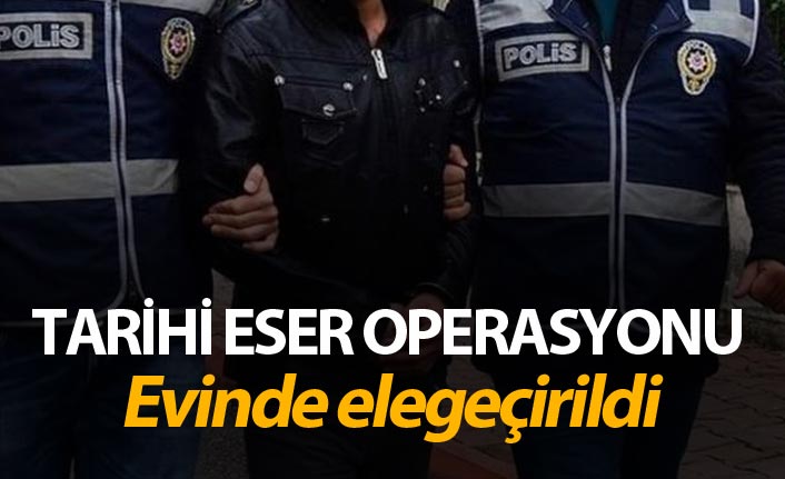 Ordu'da tarihi eser operasyonu