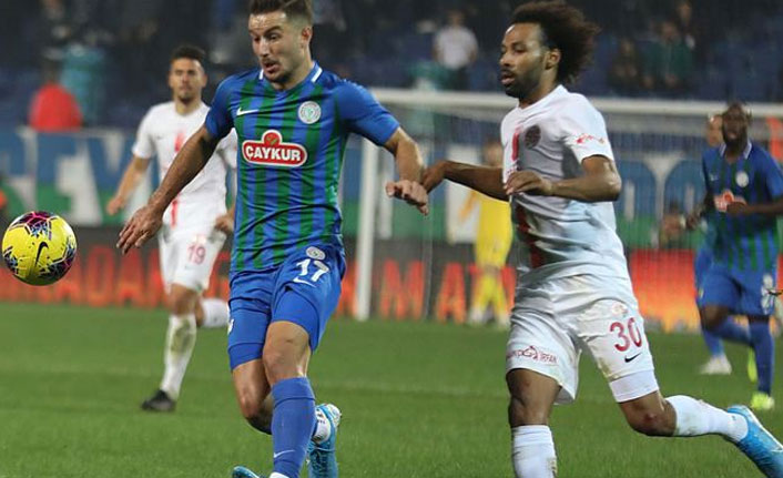 Rizespor Antalya'yı yendi