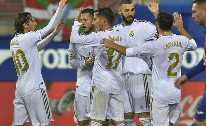 Real Madrid'den farklı galibiyet