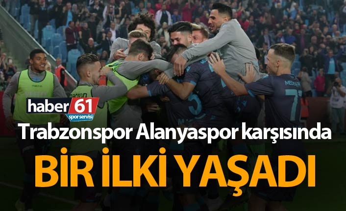 Trabzonspor Alanyaspor karşısında bir ilki yaşadı