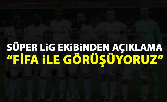 MKE Ankaragücü, FIFA ile görüştüğünü açıkladı