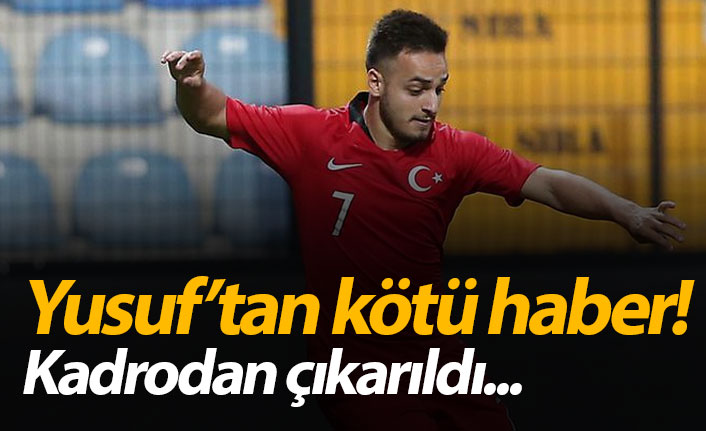 Yusuf Sarı'dan kötü haber