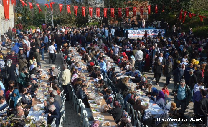 Hamsi şenliğinde 1,5 ton hamsi tükendi