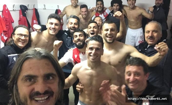 Samsunspor'da galibiyet coşkusu!