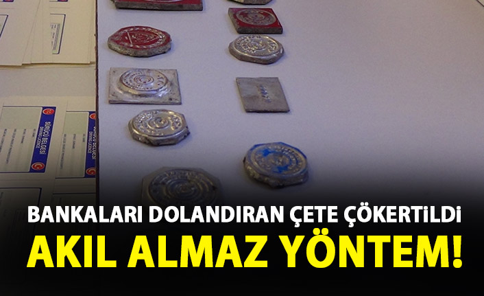 Sahte kimlik belgeleri ile bankaları dolandırdılar! Yakayı ele verdiler!