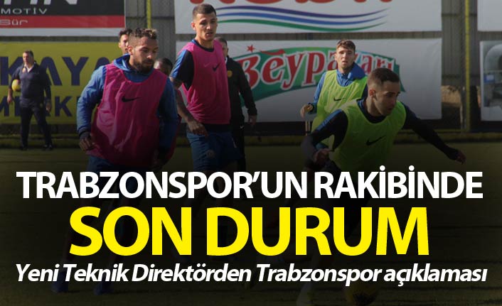 Trabzonspor'un rakibi MKE Ankaragücü'nde son durum! Teknik direktör açıkladı