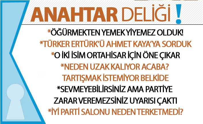 Anahtar Deliği 21.11.2019