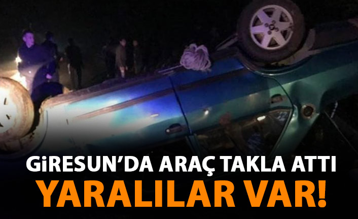 Giresun'da kaza! Yaralılar var!