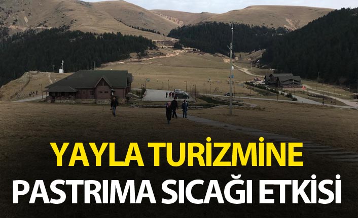 Yaylalarda pastırma sıcakları turizmi hareketlendirdi