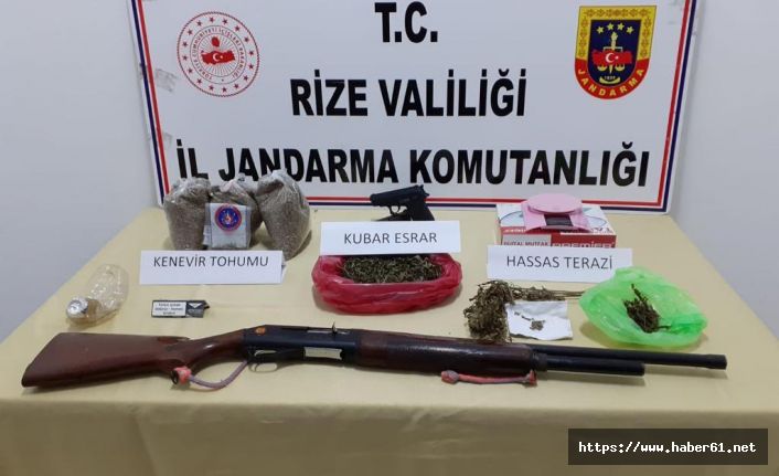 Rize'de uyuşturucu operasyonu 27 Kasım 2019