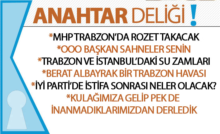 Anahtar Deliği 28.11.2019