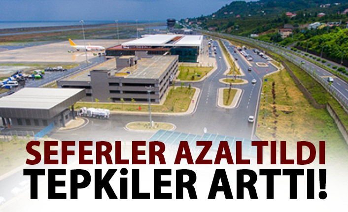 Ordu - Giresun havaalanında sefer tepkisi