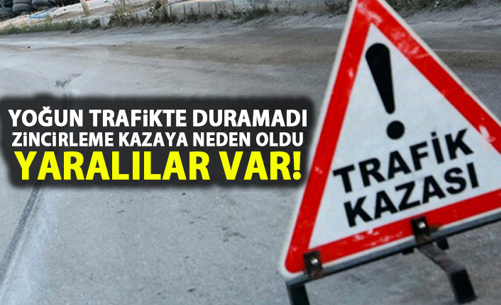 Rize'de zincirleme kaza! Yaralılar var!