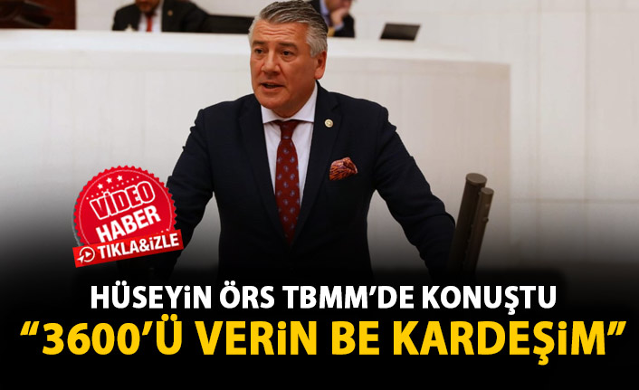 Örs: 3600 ek göstergeyi verin be kardeşim