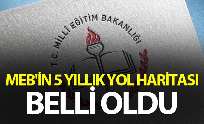 MEB'in 5 yıllık yol haritası belli oldu