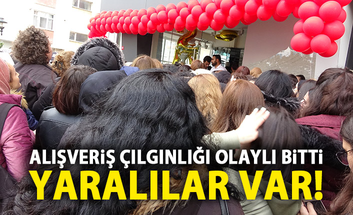 Alışveriş çılgınlığı olaylı bitti: 3 yaralı